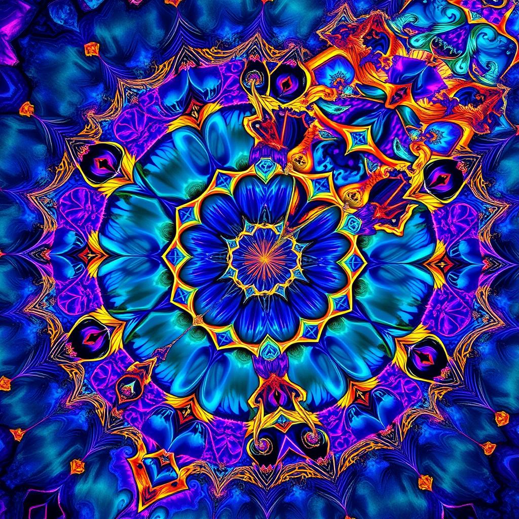 Abstract representation of a DMT visual experience
