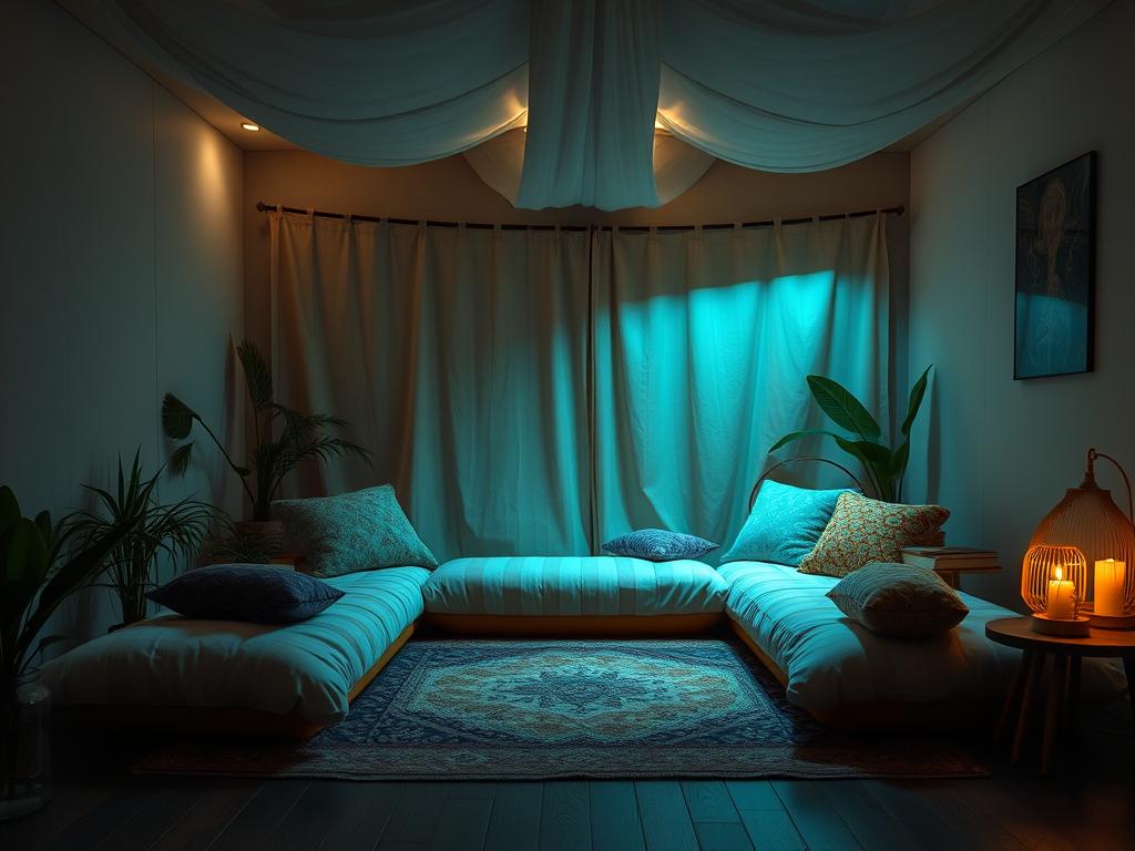 Calm setting for DMT use showing importance of environment for DMT vape vs smoking DMT experiences