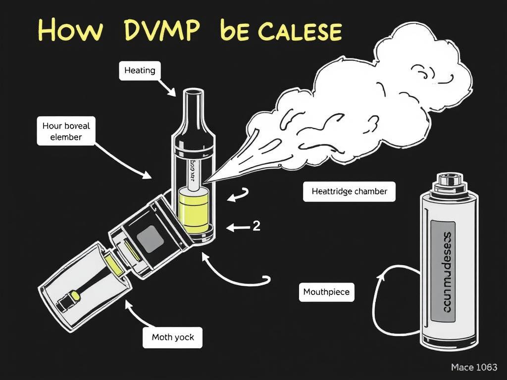Diagram showing how DMT carts work with labeled parts