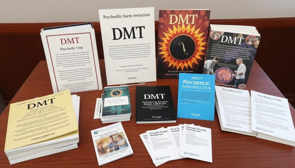 Educational materials about DMT and psychedelic harm reduction