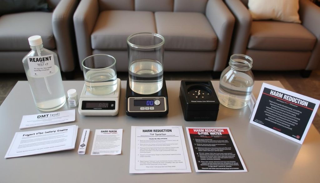 Harm reduction supplies and educational materials for safe DMT use whether vaping or smoking