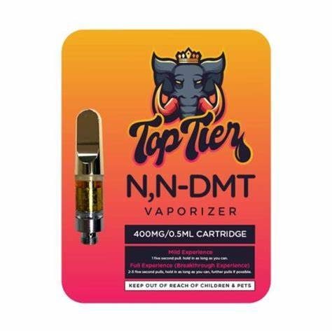 Top Tier N,N-DMT Vaporizer 400mg/0.5mL Cartridge